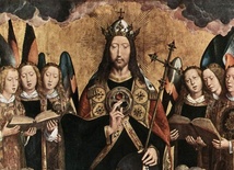 Memling, Chrystus wywyższony przez aniołów