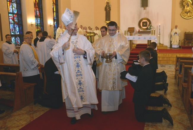 Poświęcenie sutann w radomskim seminarium