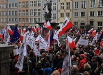 Manifestacja KOD w Gdańsku