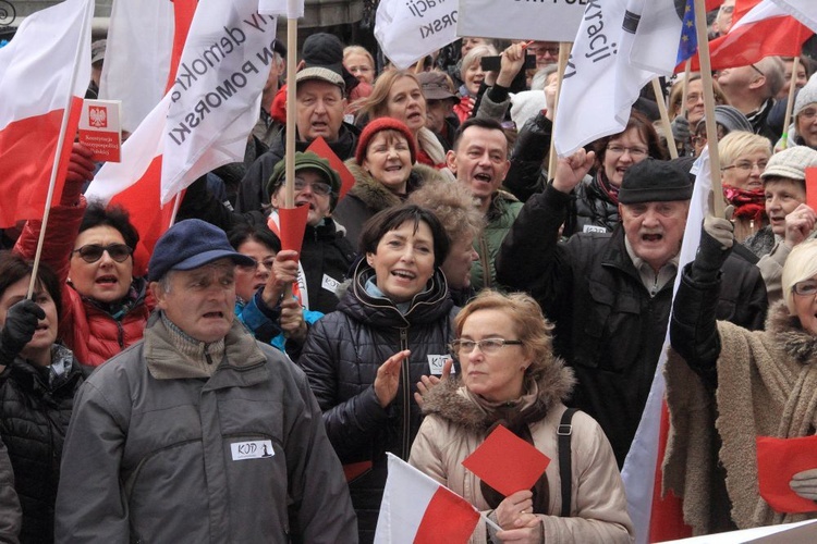 Manifestacja KOD w Gdańsku