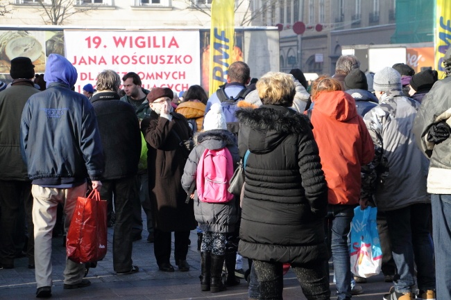 19. Wigilia dla potrzebujących na Rynku Głównym