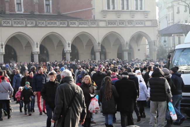 19. Wigilia dla potrzebujących na Rynku Głównym