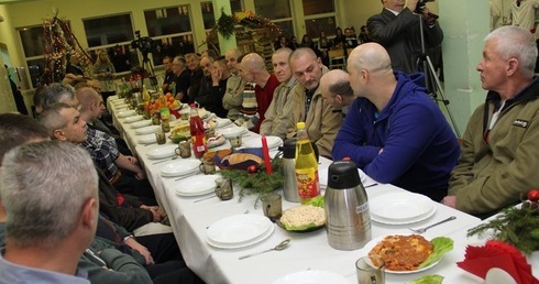Spotkanie opłatkowe w koszalińskim Zakłdzie Karnym