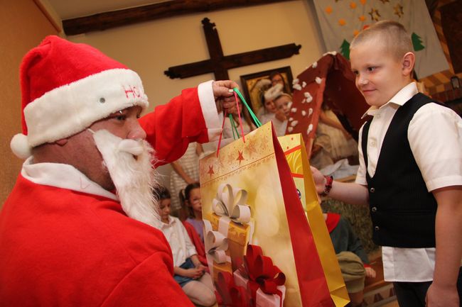 Spotkanie wigilijne świetlicy Caritas