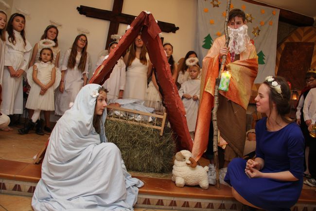 Spotkanie wigilijne świetlicy Caritas