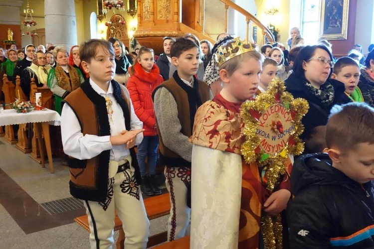 Misyjni kolędnicy w Poroninie 