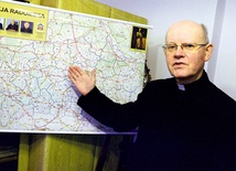 – Niebawem ta mapa w rozmiarach 3,6 na 2,5 m stanie przed radomską katedrą – zapowiada kanclerz