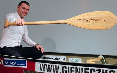  W tym kanoe Marcin Gienieczko samotnie przepłynął Amazonkę