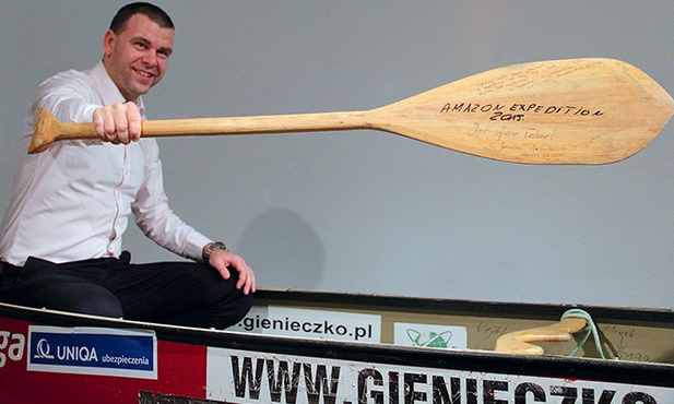  W tym kanoe Marcin Gienieczko samotnie przepłynął Amazonkę