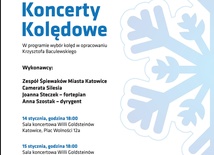 Koncerty kolędowe, 14, 15 i 24 stycznia