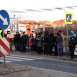 Protest mieszkańców Górki Narodowej