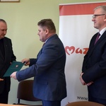 2015.04.10 - Podpisanie umowy o stworzenie szlaku św. Jakuba w Skaryszewie