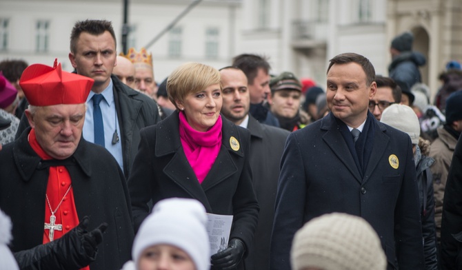 Prezydent Duda wziął udział w orszaku