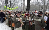 Krakowski Orszak Trzech Króli 2016 - człony niebieski i zielony