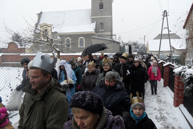 Orszak Trzech Króli 2016 w Miękini