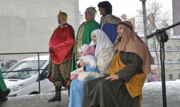 Królowie na rynku w Mysłowicach