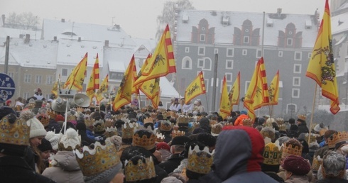 Orszak przez granicę