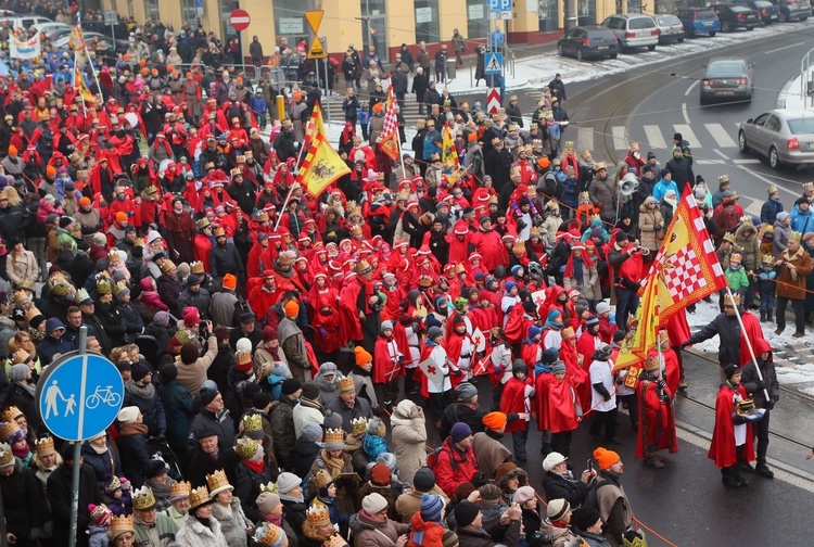 Orszak Trzech Króli 2016 w Katowicach, cz. 1