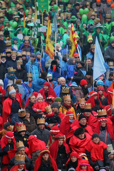 Orszak Trzech Króli 2016 w Katowicach, cz. 1