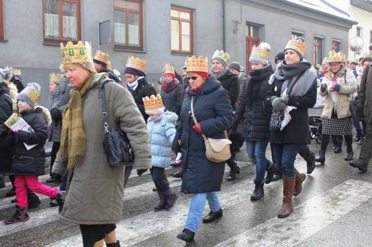 Orszak Trzech Króli w Bielsku-Białej - na trasie AD 2016