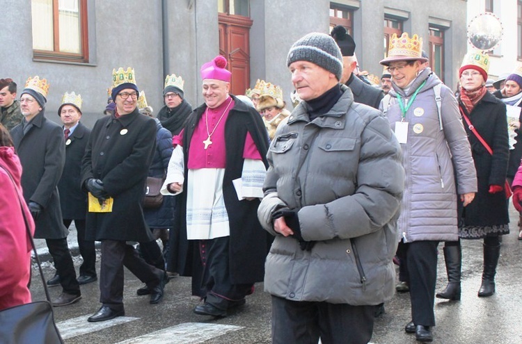 Orszak Trzech Króli w Bielsku-Białej - na trasie AD 2016