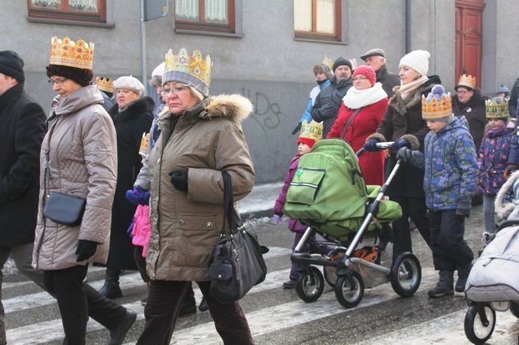 Orszak Trzech Króli w Bielsku-Białej - na trasie AD 2016