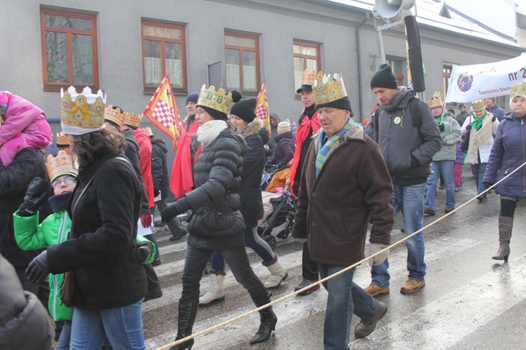 Orszak Trzech Króli w Bielsku-Białej - na trasie AD 2016