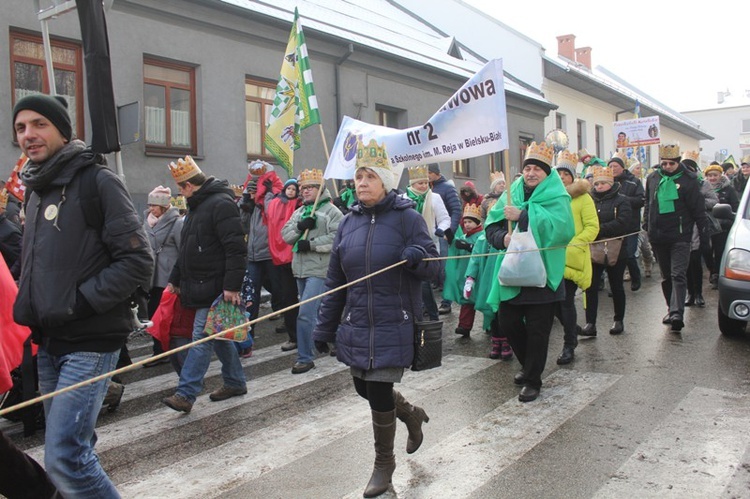 Orszak Trzech Króli w Bielsku-Białej - na trasie AD 2016