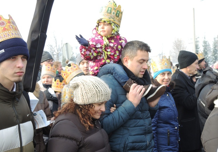 Orszak Trzech Króli w Bielsku-Białej - na trasie AD 2016