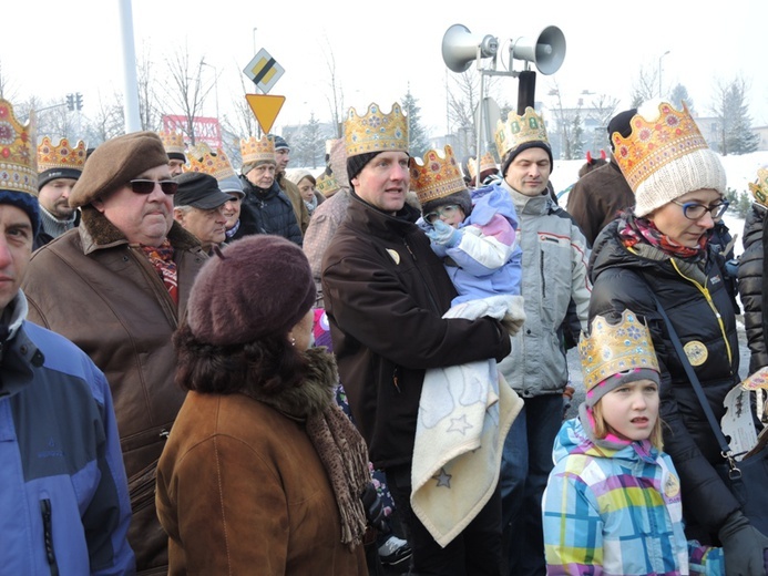 Orszak Trzech Króli w Bielsku-Białej - na trasie AD 2016