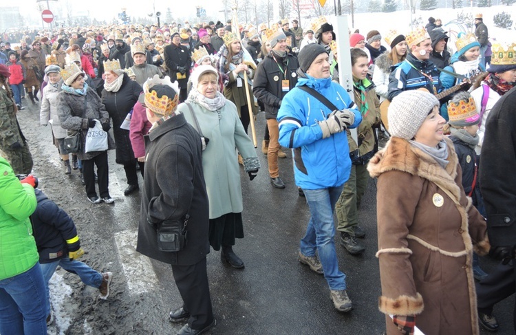 Orszak Trzech Króli w Bielsku-Białej - na trasie AD 2016