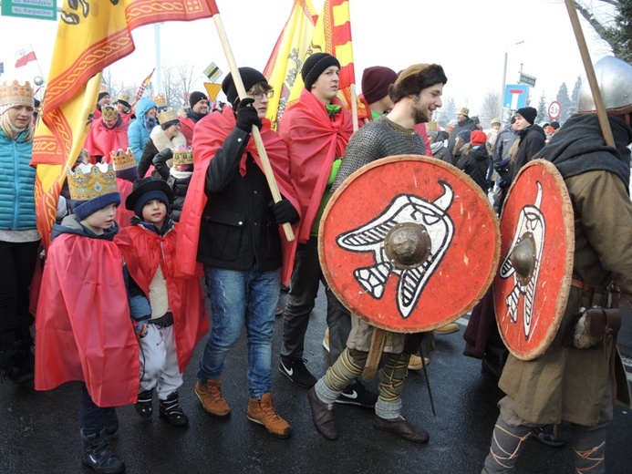 Orszak Trzech Króli w Bielsku-Białej - na trasie AD 2016