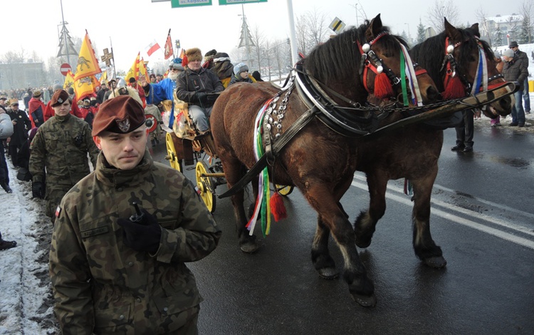 Orszak Trzech Króli w Bielsku-Białej - na trasie AD 2016