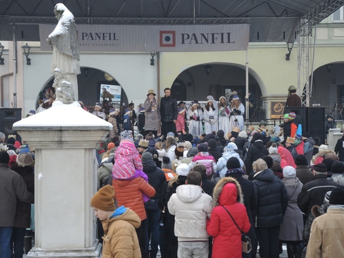 Orszak Trzech Króli w Bielsku-Białej AD 2016 - u celu, na rynku