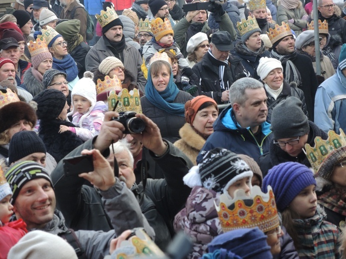 Orszak Trzech Króli w Bielsku-Białej AD 2016 - u celu, na rynku