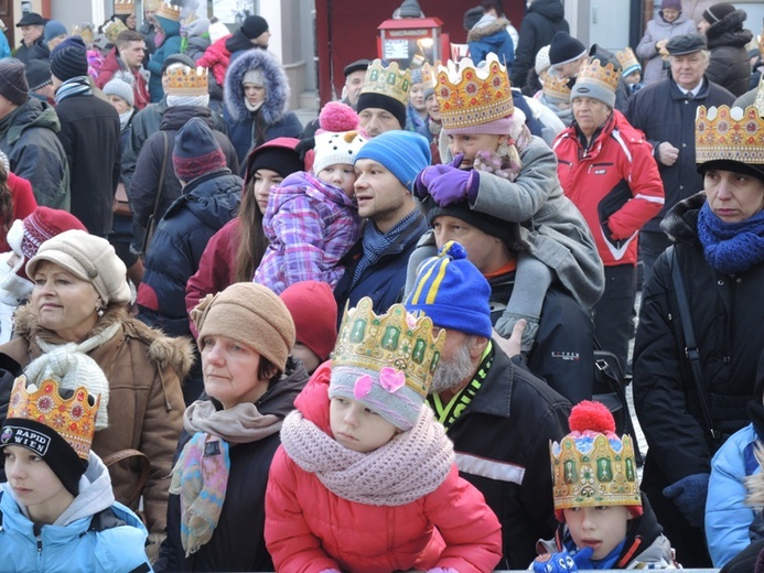 Orszak Trzech Króli w Bielsku-Białej AD 2016 - u celu, na rynku