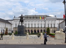 Chciał wjechać na teren Pałacu Prezydenckiego