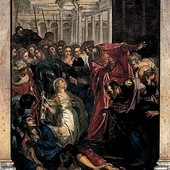 Jacopo Comin, zwany Tintoretto  „Cud św. Agnieszki”  olej na płótnie, ok. 1577  kościół Madonna dell’Orto  Wenecja