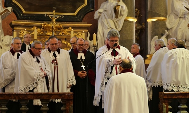 Uroczystość konsekracji nowego biskupa w kościele Jezusowym w Cieszynie