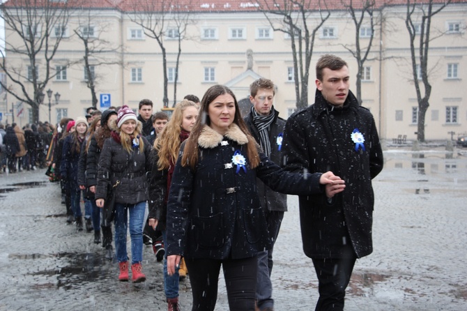 Polonez maturzystów w Łowiczu