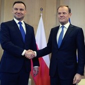 Duda i Tusk na wspólnej konferencji prasowej