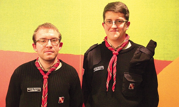  Dla Jakuba Olfiera (po lewej) i Stanisława Wilocha skauting to konkretny sposób na życie z Bogiem, służenie bliźniemu i bycie patriotą