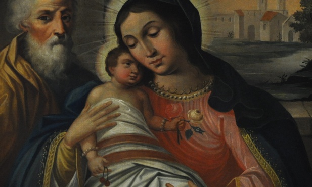 Obraz Świętej Rodziny z sanktuarium w Chorzelowie