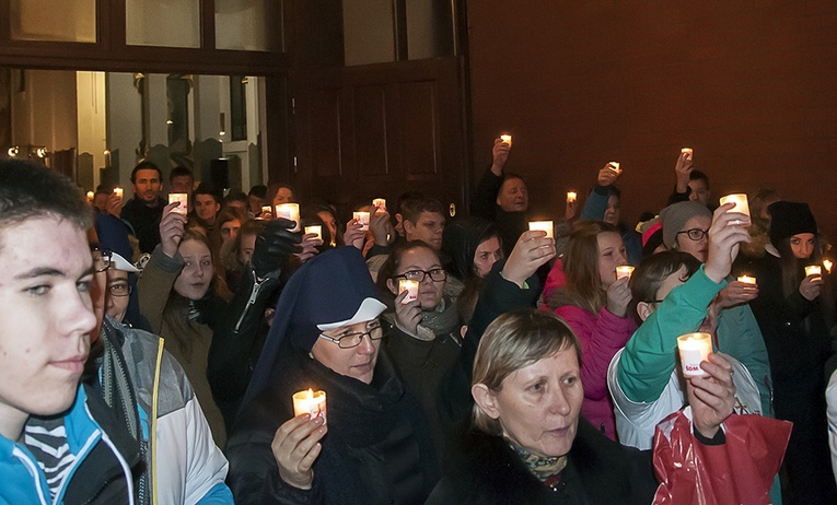 Symbole ŚDM w Białogardzie