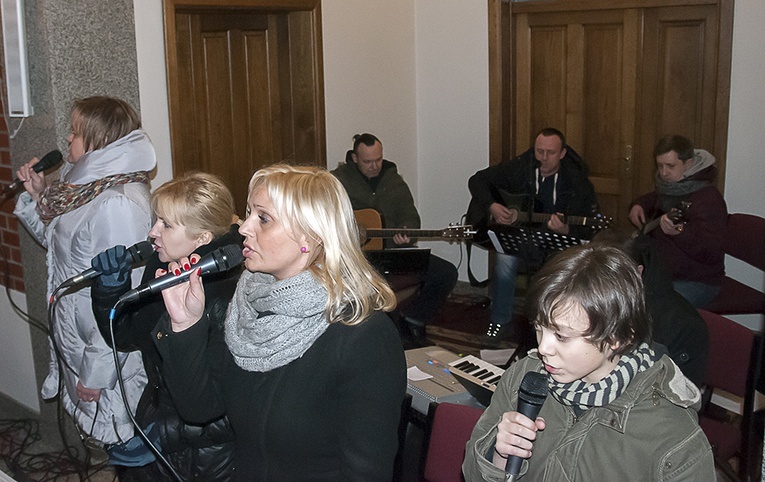 Symbole ŚDM w Białogardzie