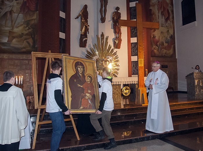 Symbole ŚDM w Białogardzie