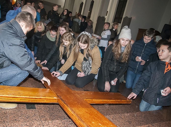 Symbole ŚDM w Białogardzie