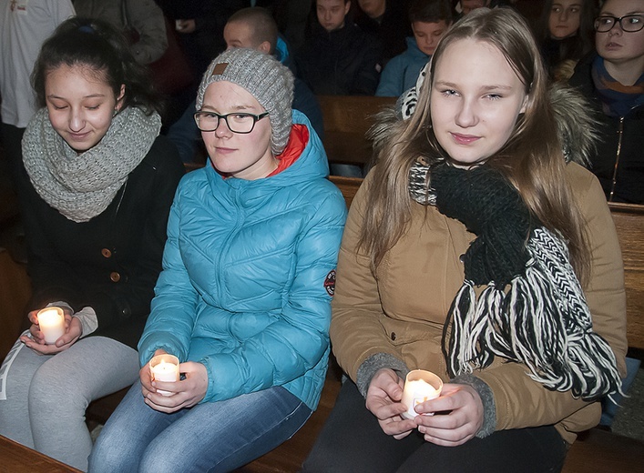 Symbole ŚDM w Białogardzie