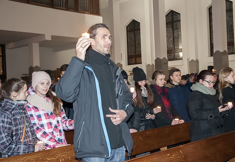 Symbole ŚDM w Białogardzie