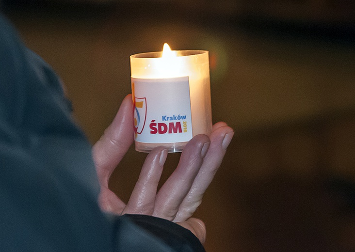 Symbole ŚDM w Białogardzie